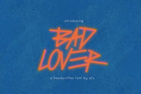 Bad Lover Font - Preview 2