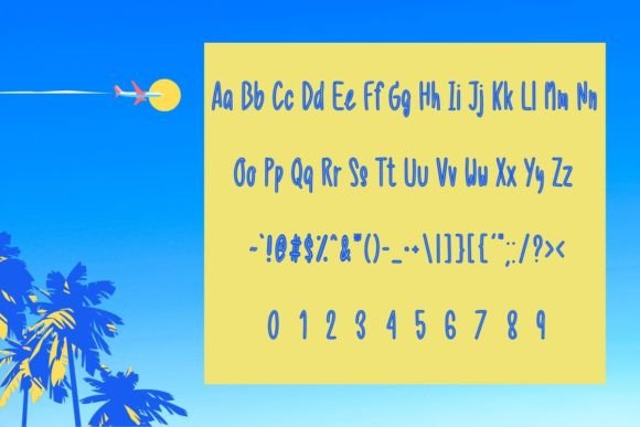 Banana Boat Font - Preview 1