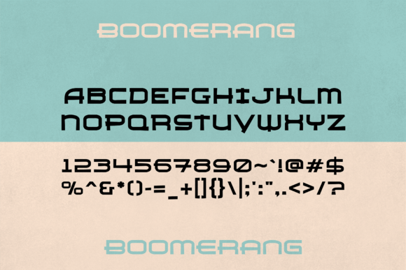 Boomerang Font - Preview 5