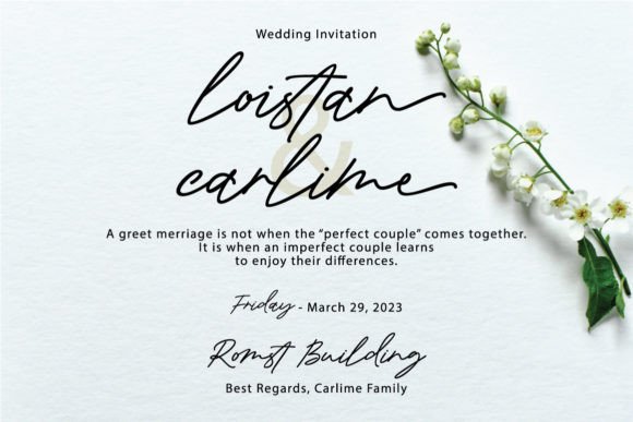 Bromest Signature Font - Preview 5