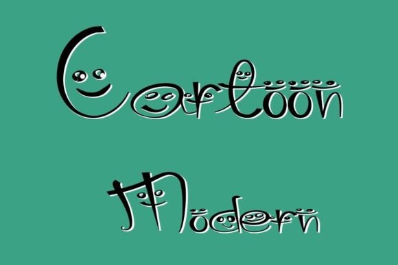 Cartoon Modern Font - Preview 4