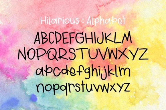 Hilarious Font - Preview 2