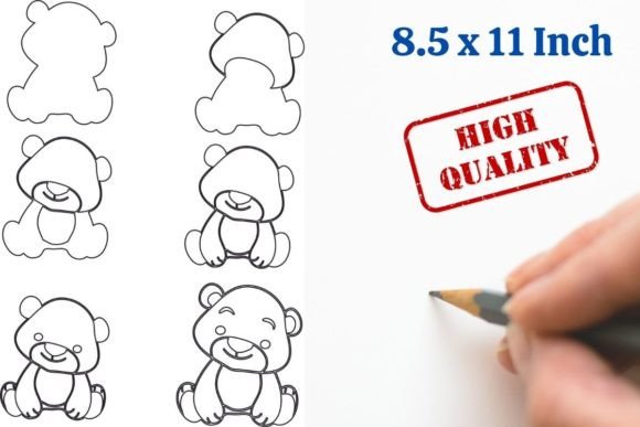 How to Draw Animals Step by Step Bear