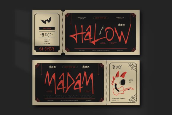 Madameu Font PNG with transparent background - Preview 4