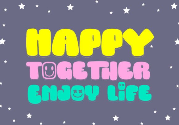 Marshmallow Font PNG with transparent background - Preview 6