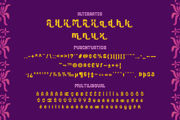 Mawur Font PNG with transparent background - Preview 3