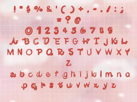 Merry Ball Font PNG with transparent background - Preview 2