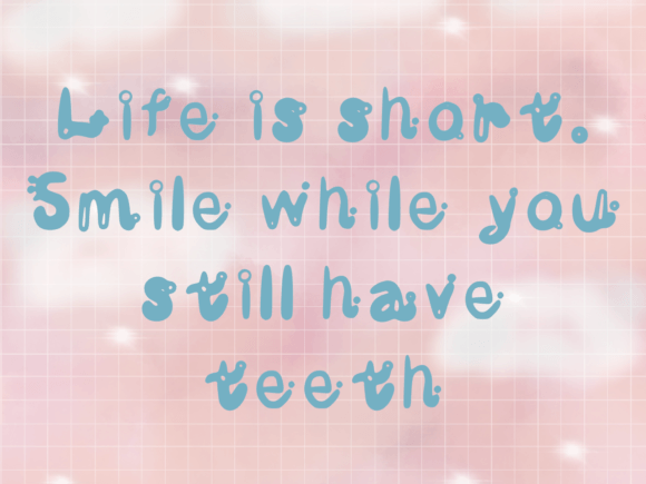 Merry Ball Font PNG with transparent background - Preview 3