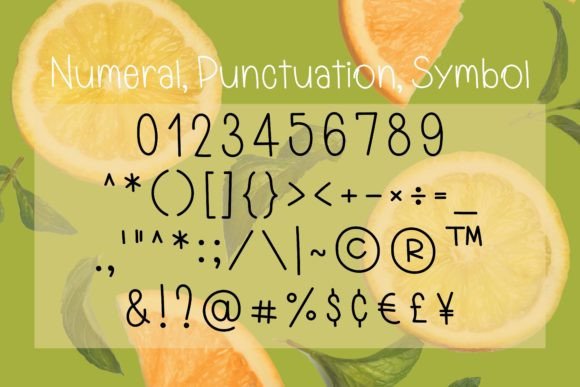 Midnight Mint Font PNG with transparent background - Preview 3