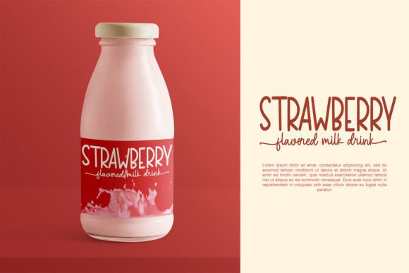 Monday Rainbow Font PNG with transparent background - Preview 2