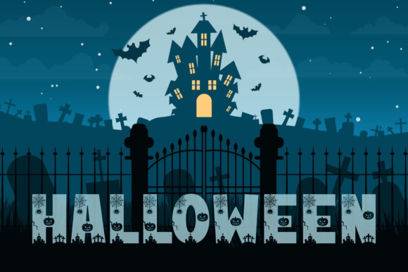 Night Woon Font PNG with transparent background - Preview 2