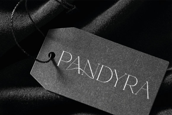 Pandyra Font PNG with transparent background - Preview 1