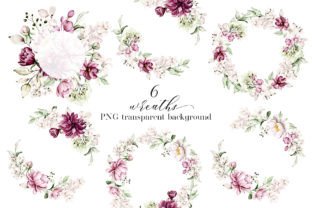 Peonies Watercolor Set Graphic by Larisa Maslova · Creative Fabrica