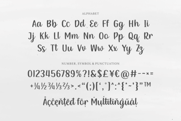 Rinda Font PNG with transparent background - Preview 1