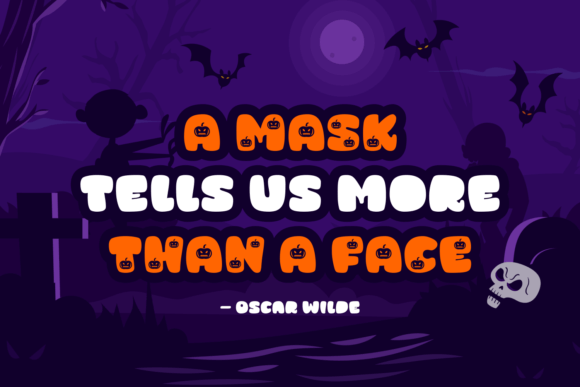 Scary Scream Font PNG with transparent background - Preview 2