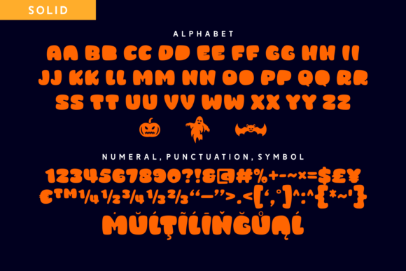 Scary Scream Font PNG with transparent background - Preview 5