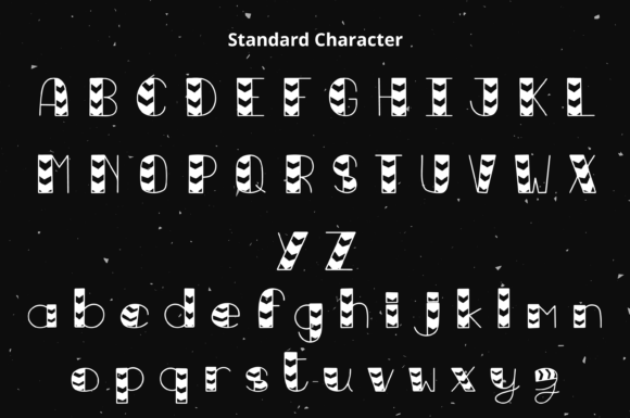 Black White Font - Preview 3