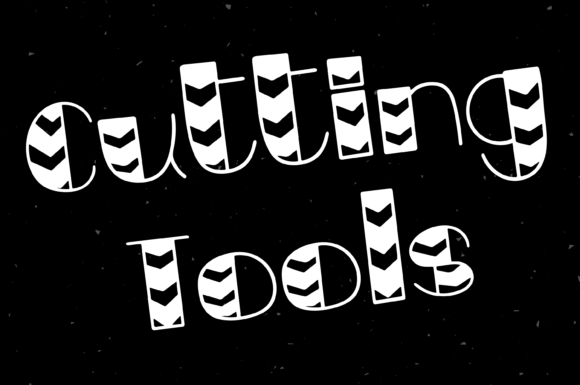 Black White Font - Preview 1