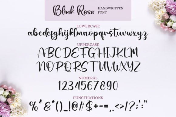 Blink Rose Font - Preview 6