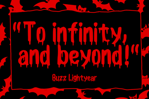 Blood of Dracula Font - Preview 1