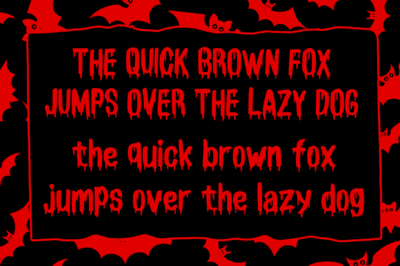 Blood of Dracula Font - Preview 3