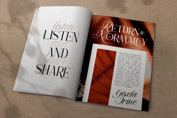 Brown Marlyn Duo Font - Preview 2