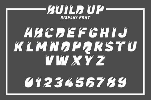 Build Up Font - Preview 3