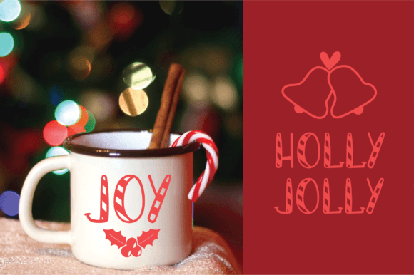 Candy Cane Font - Preview 1