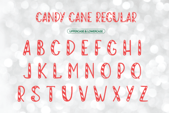 Candy Cane Font - Preview 2