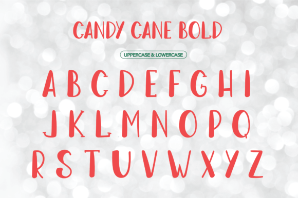 Candy Cane Font - Preview 4