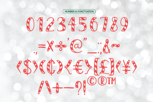 Candy Cane Font - Preview 5