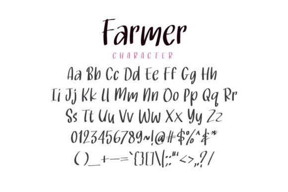 Farmer Font - Preview 1