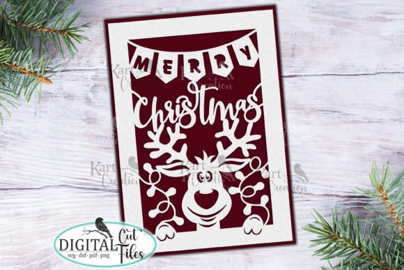 Funny Dee Christmas Card Svg For Cricut Graphics