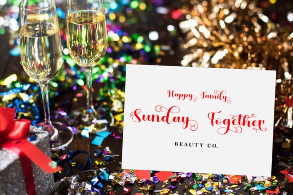 Happy New Year Font - Preview 5