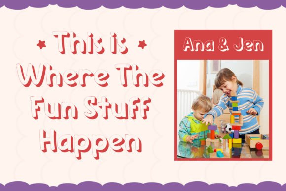 Kinder Minders Font PNG with transparent background - Preview 4