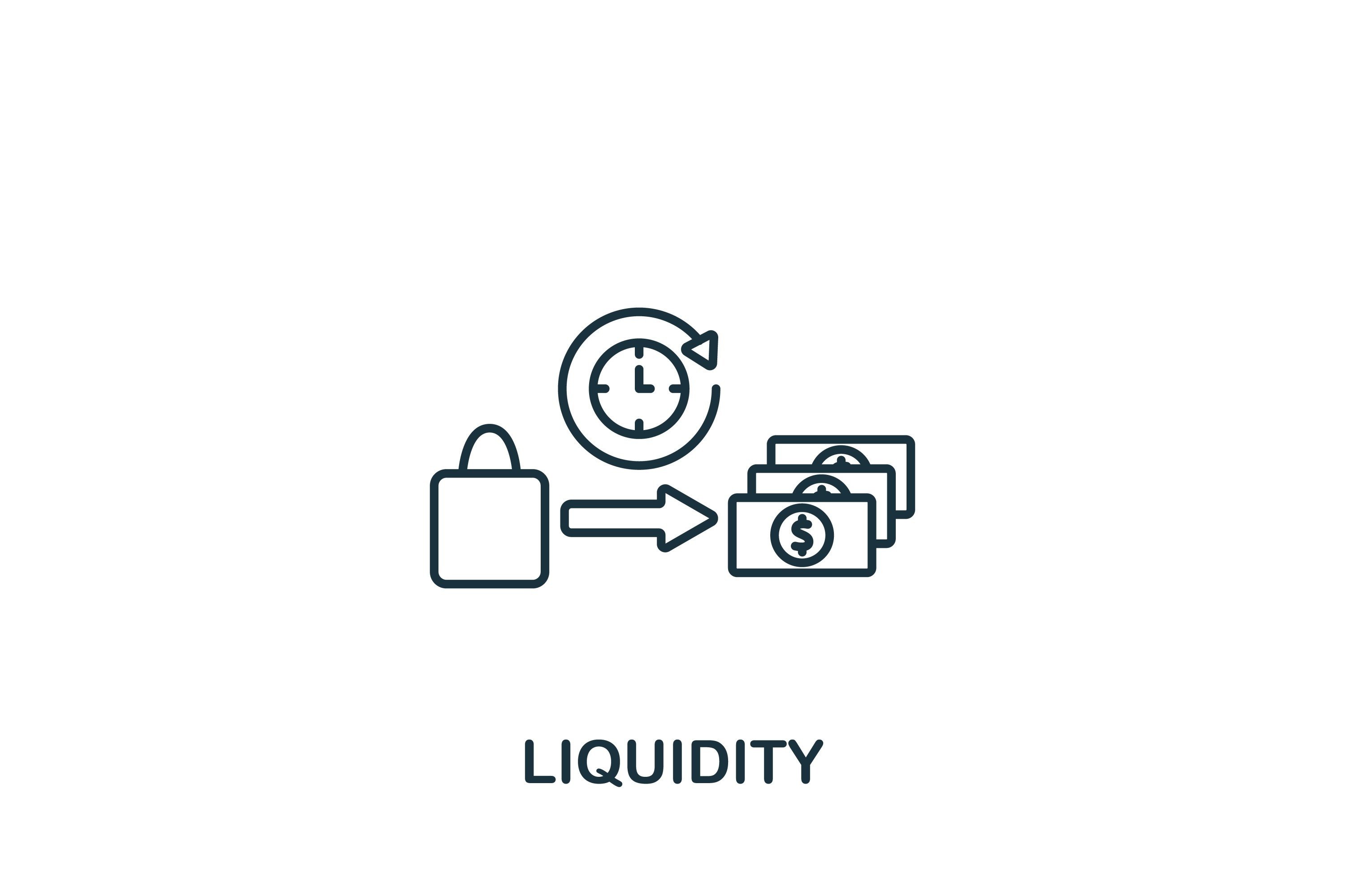 Liquidity Icon Graphic by aimagenarium · Creative Fabrica