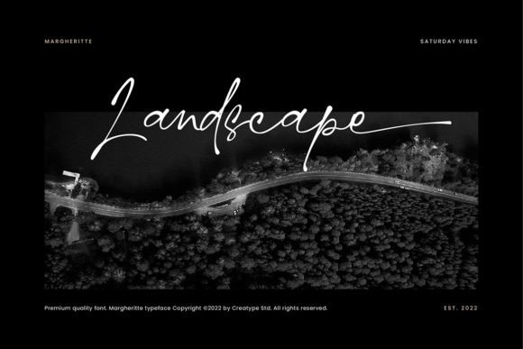Margheritte Font PNG with transparent background - Preview 1