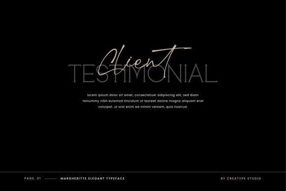 Margheritte Font PNG with transparent background - Preview 2