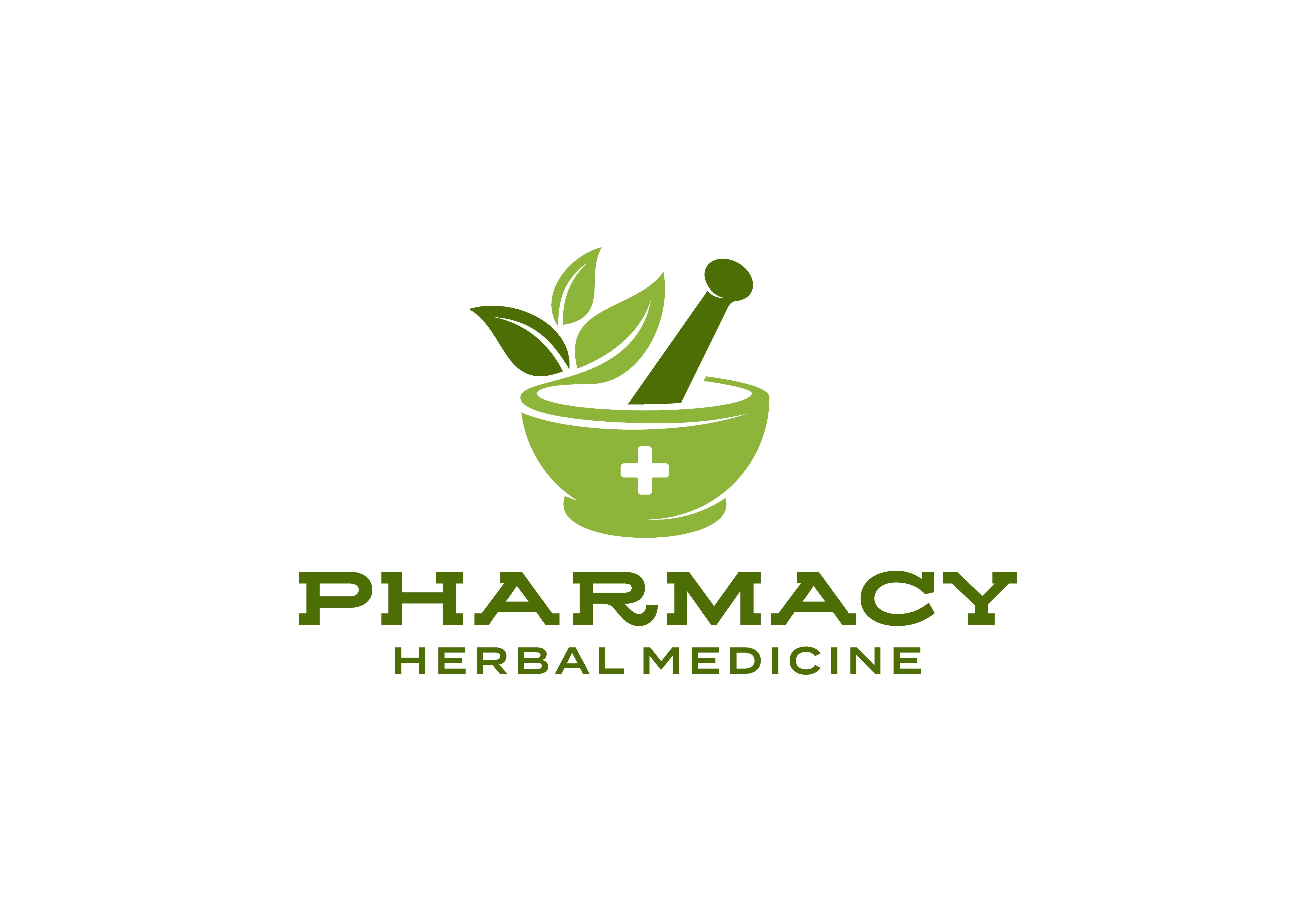 Natural Medicine Pharmacy Logo Design