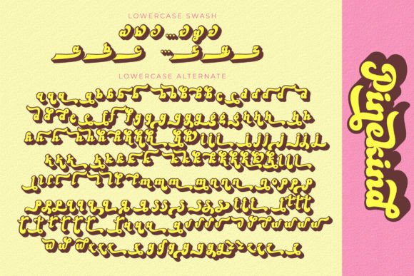 Pinekind Font font preview - 5
