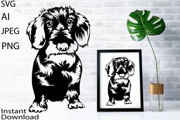 Wirehaired Dachshund Svg