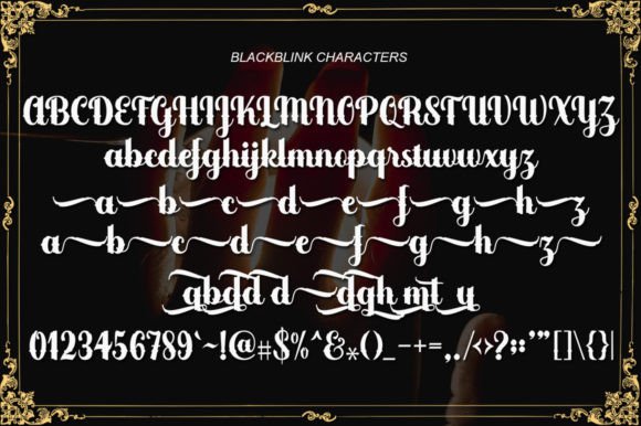 Blackblink Font - Preview 3