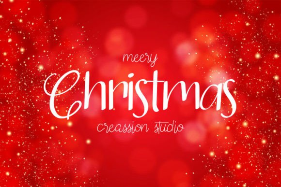 Christmas Font - Preview 1