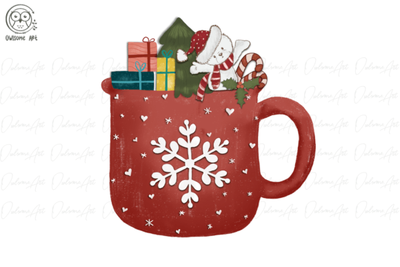 Christmas Mug Sublimation Graphics