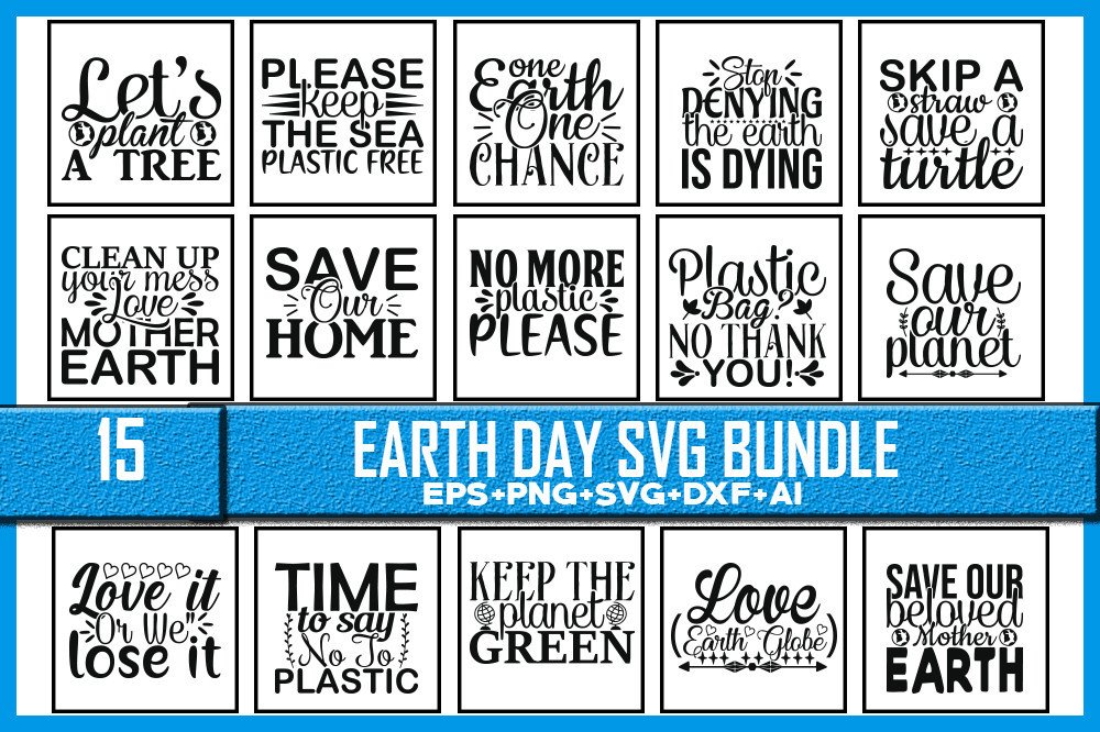 Earth Day SVG Bundle Graphic by AB · Creative Fabrica