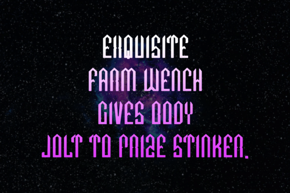Kosmos Plant Font font preview - 3