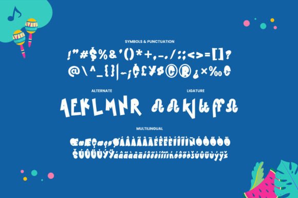 Main Kind Font PNG with transparent background - Preview 2