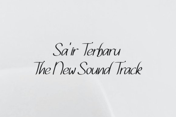 Nabilla Syahir Font PNG with transparent background - Preview 2