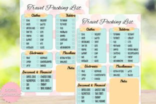 Printable Trip Packing List Download PDF Graphic by Smokecloud ...