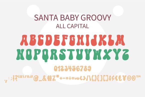 Santa Babe Duo Font PNG with transparent background - Preview 2